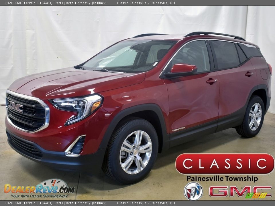 2020 GMC Terrain SLE AWD Red Quartz Tintcoat / Jet Black Photo #1