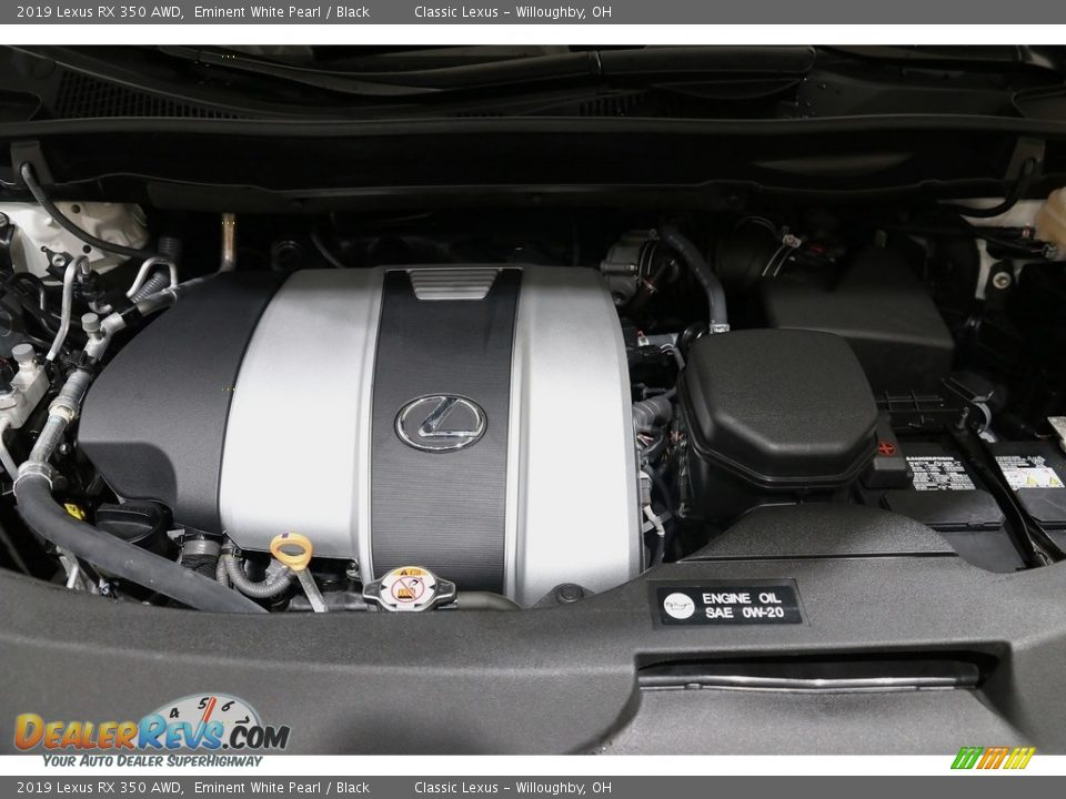 2019 Lexus RX 350 AWD Eminent White Pearl / Black Photo #24