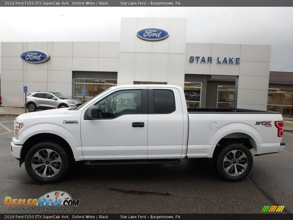 2019 Ford F150 STX SuperCab 4x4 Oxford White / Black Photo #1