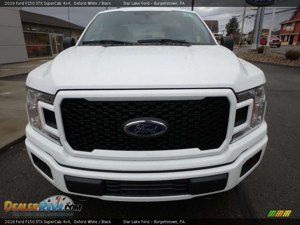 2019 Ford F150 STX SuperCab 4x4 Oxford White / Black Photo #2