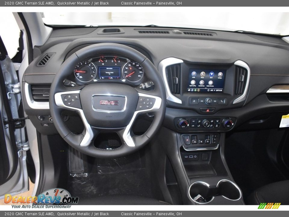 2020 GMC Terrain SLE AWD Quicksilver Metallic / Jet Black Photo #4