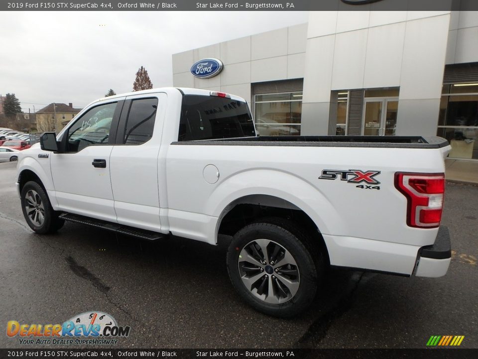 2019 Ford F150 STX SuperCab 4x4 Oxford White / Black Photo #7