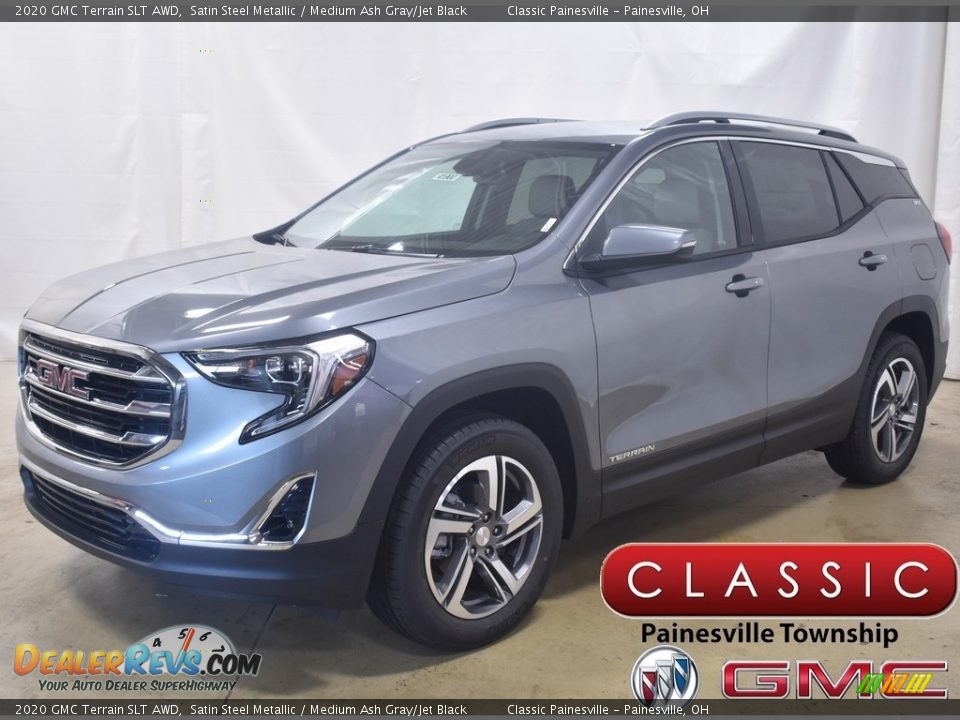 2020 GMC Terrain SLT AWD Satin Steel Metallic / Medium Ash Gray/Jet Black Photo #1