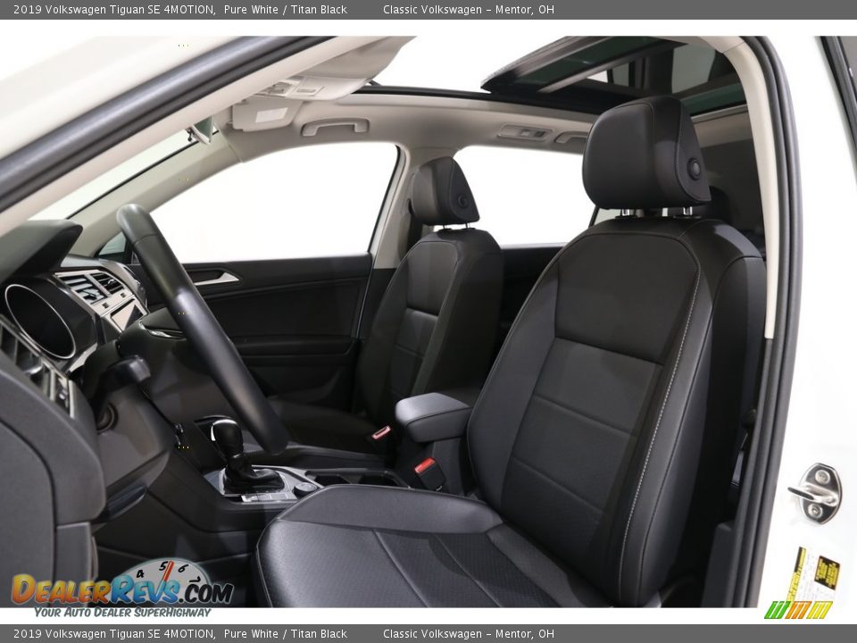 2019 Volkswagen Tiguan SE 4MOTION Pure White / Titan Black Photo #5