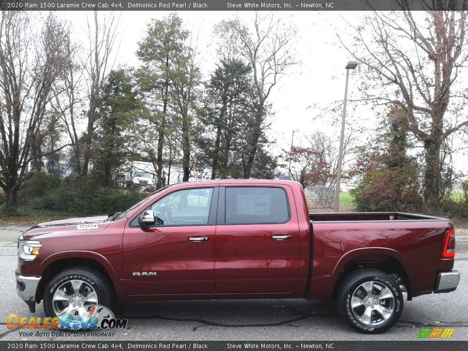 2020 Ram 1500 Laramie Crew Cab 4x4 Delmonico Red Pearl / Black Photo #1