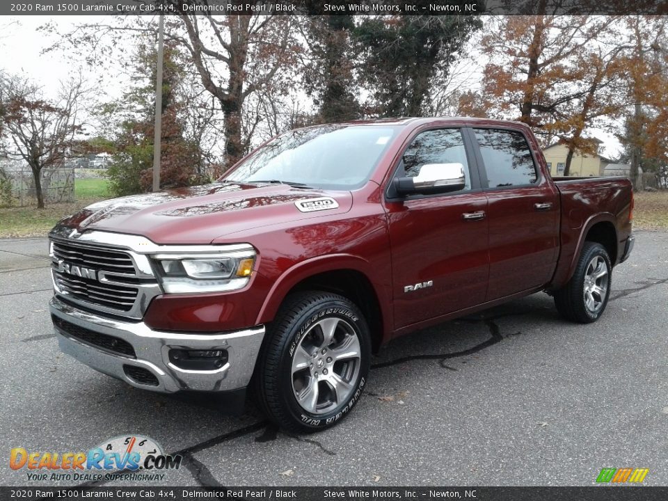 2020 Ram 1500 Laramie Crew Cab 4x4 Delmonico Red Pearl / Black Photo #2