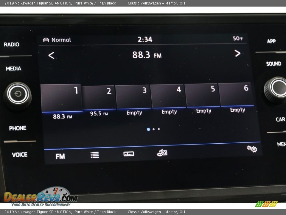 2019 Volkswagen Tiguan SE 4MOTION Pure White / Titan Black Photo #9