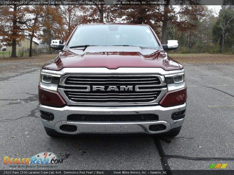 2020 Ram 1500 Laramie Crew Cab 4x4 Delmonico Red Pearl / Black Photo #3