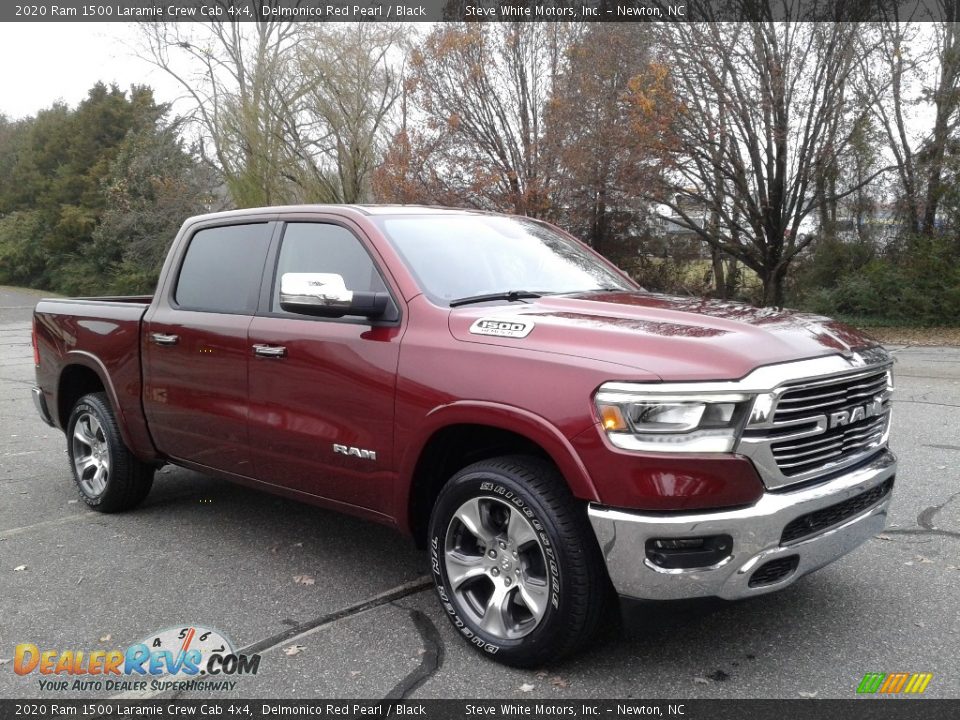 2020 Ram 1500 Laramie Crew Cab 4x4 Delmonico Red Pearl / Black Photo #4