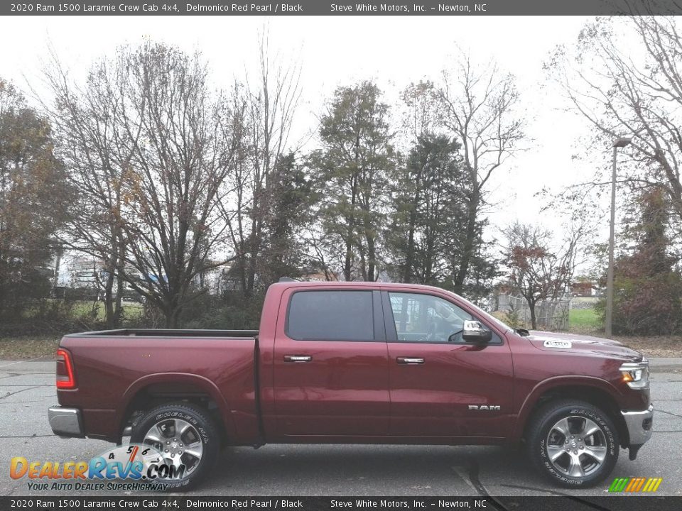 2020 Ram 1500 Laramie Crew Cab 4x4 Delmonico Red Pearl / Black Photo #5
