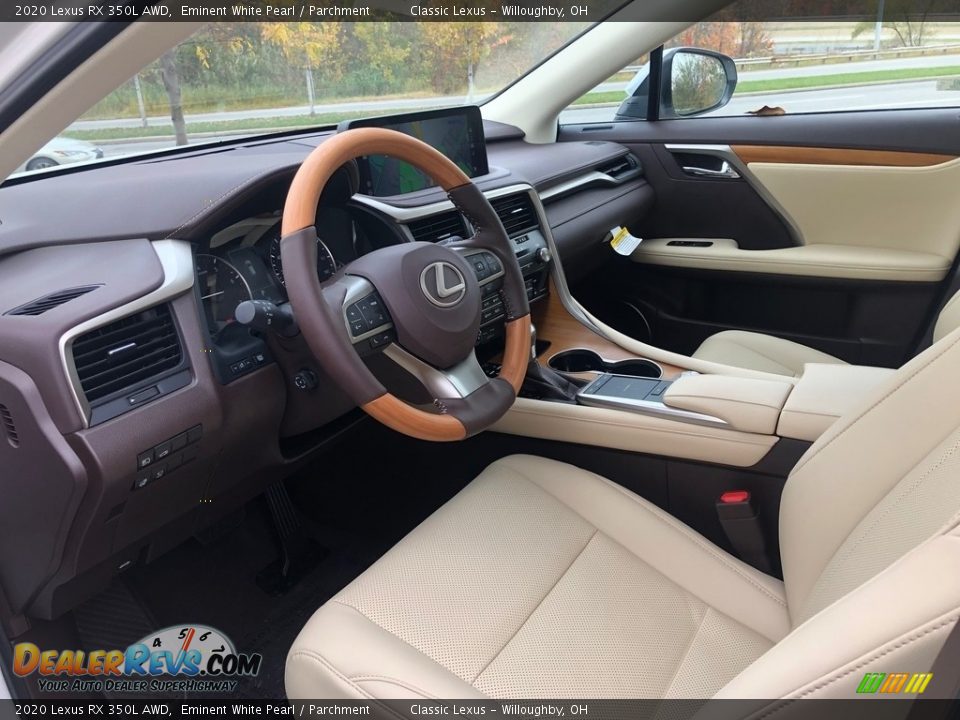 Parchment Interior - 2020 Lexus RX 350L AWD Photo #2
