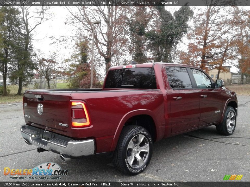 2020 Ram 1500 Laramie Crew Cab 4x4 Delmonico Red Pearl / Black Photo #6