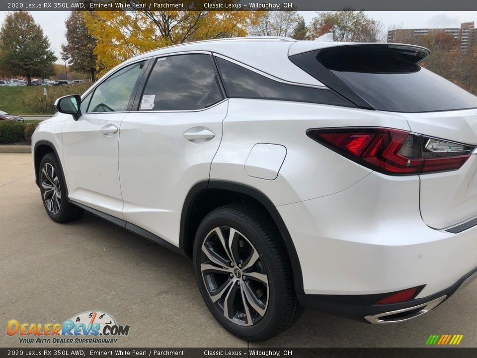 2020 Lexus RX 350L AWD Eminent White Pearl / Parchment Photo #4