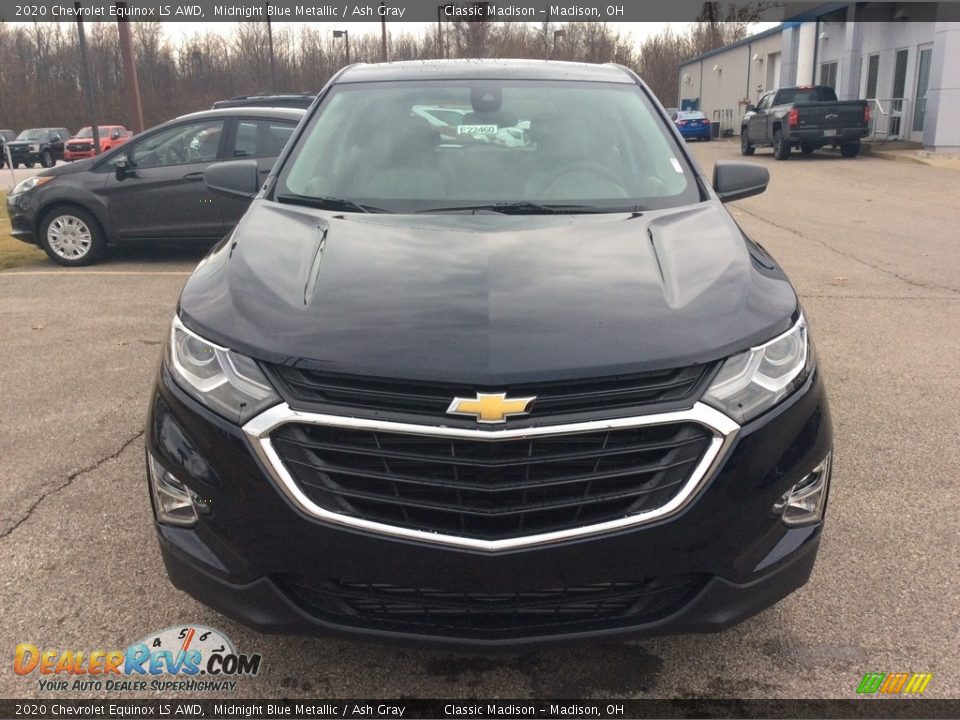 2020 Chevrolet Equinox LS AWD Midnight Blue Metallic / Ash Gray Photo #4