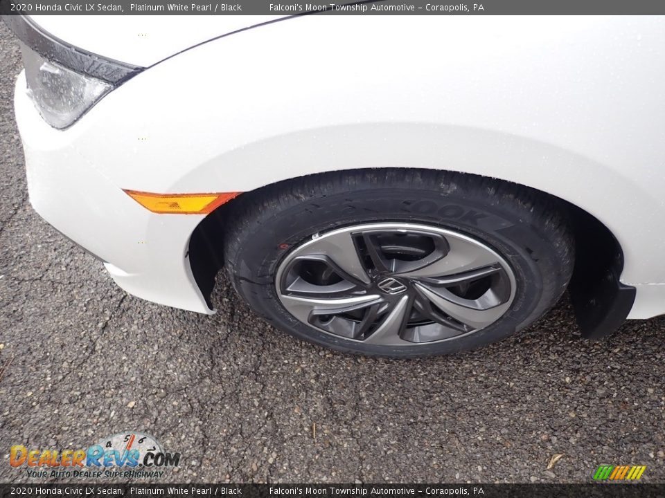 2020 Honda Civic LX Sedan Platinum White Pearl / Black Photo #8