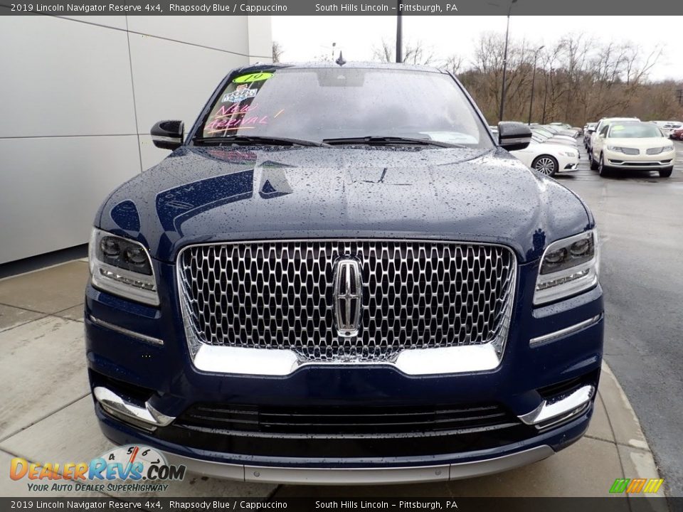 2019 Lincoln Navigator Reserve 4x4 Rhapsody Blue / Cappuccino Photo #9