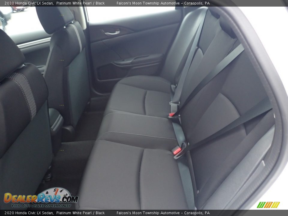 2020 Honda Civic LX Sedan Platinum White Pearl / Black Photo #10