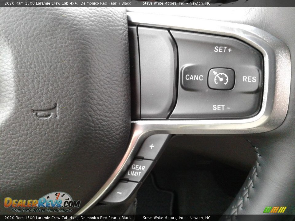 2020 Ram 1500 Laramie Crew Cab 4x4 Delmonico Red Pearl / Black Photo #18
