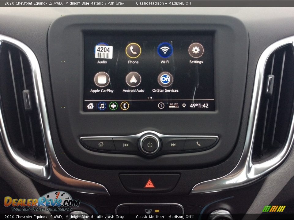 2020 Chevrolet Equinox LS AWD Midnight Blue Metallic / Ash Gray Photo #14