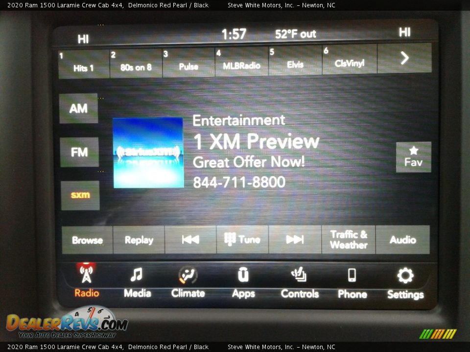 2020 Ram 1500 Laramie Crew Cab 4x4 Delmonico Red Pearl / Black Photo #21