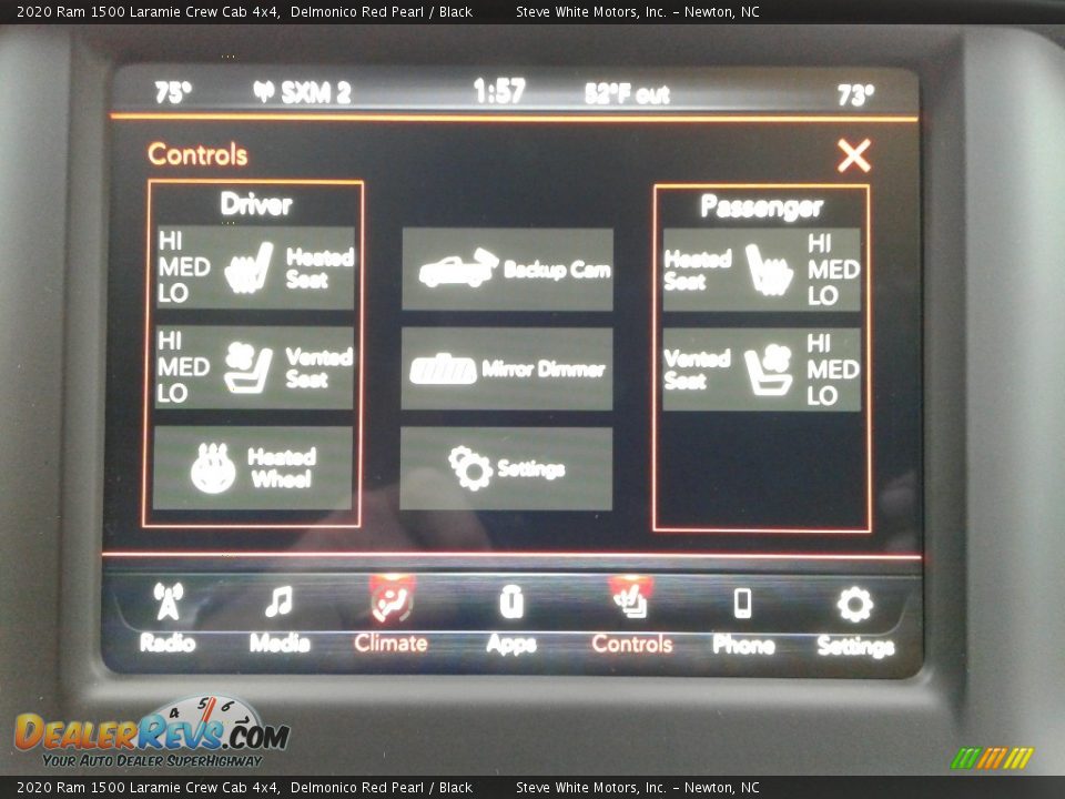 2020 Ram 1500 Laramie Crew Cab 4x4 Delmonico Red Pearl / Black Photo #24