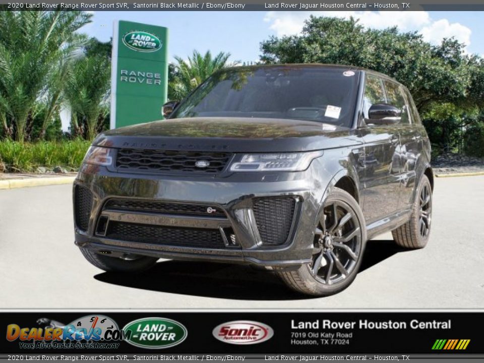 2020 Land Rover Range Rover Sport SVR Santorini Black Metallic / Ebony/Ebony Photo #1