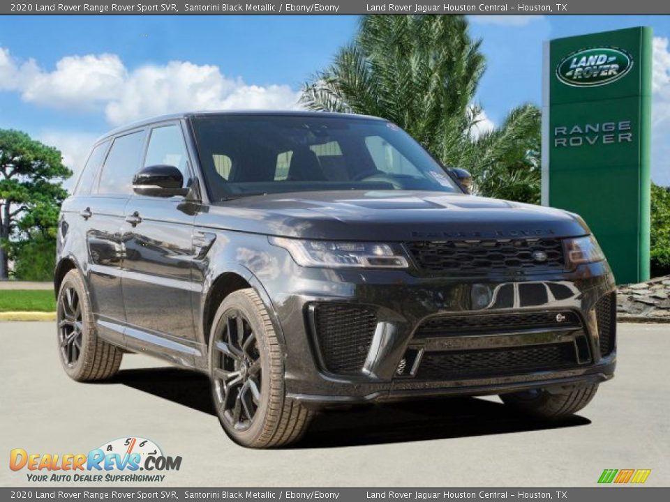 2020 Land Rover Range Rover Sport SVR Santorini Black Metallic / Ebony/Ebony Photo #2
