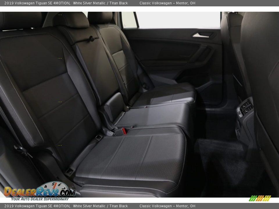 2019 Volkswagen Tiguan SE 4MOTION White Silver Metallic / Titan Black Photo #15