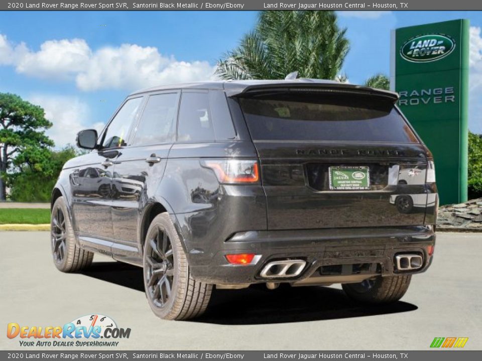 2020 Land Rover Range Rover Sport SVR Santorini Black Metallic / Ebony/Ebony Photo #4