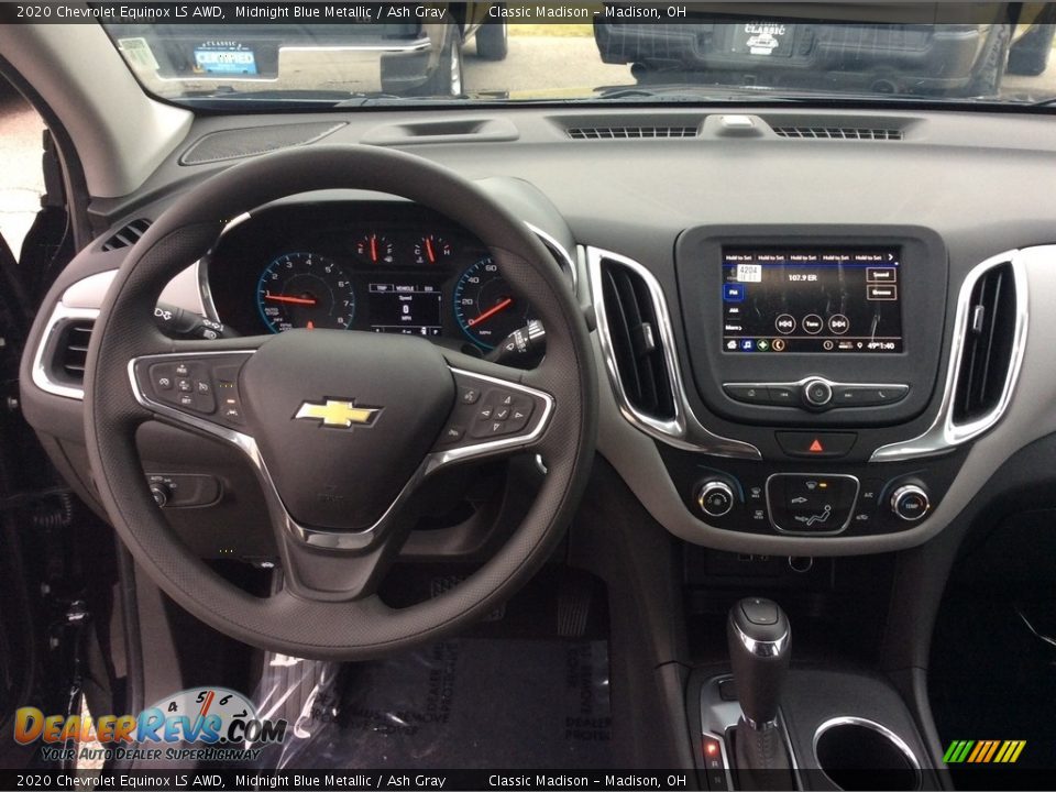 2020 Chevrolet Equinox LS AWD Midnight Blue Metallic / Ash Gray Photo #3