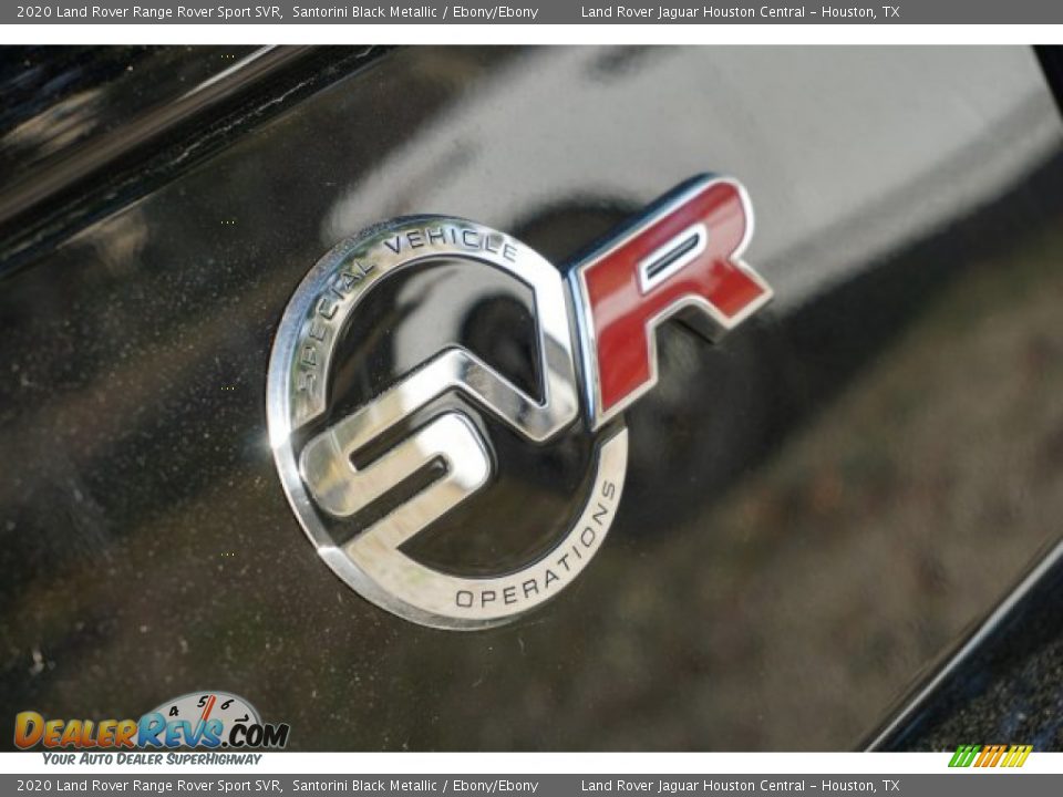 2020 Land Rover Range Rover Sport SVR Santorini Black Metallic / Ebony/Ebony Photo #8