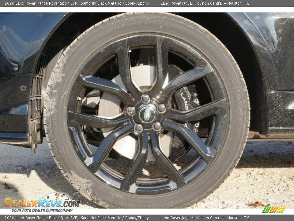 2020 Land Rover Range Rover Sport SVR Santorini Black Metallic / Ebony/Ebony Photo #9