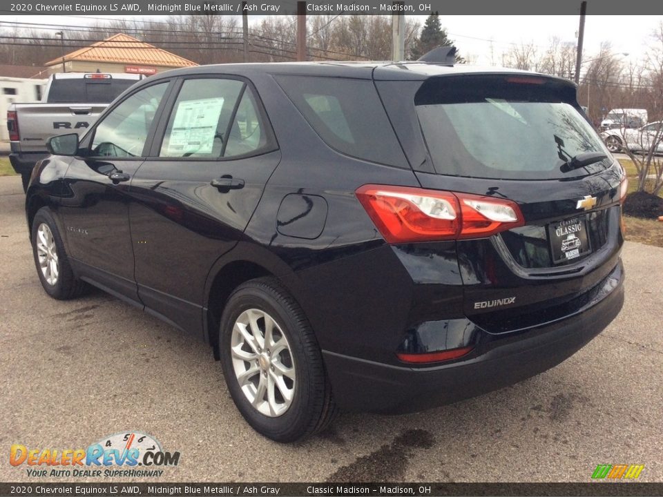 2020 Chevrolet Equinox LS AWD Midnight Blue Metallic / Ash Gray Photo #7