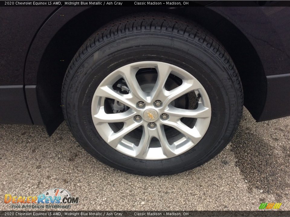 2020 Chevrolet Equinox LS AWD Midnight Blue Metallic / Ash Gray Photo #9