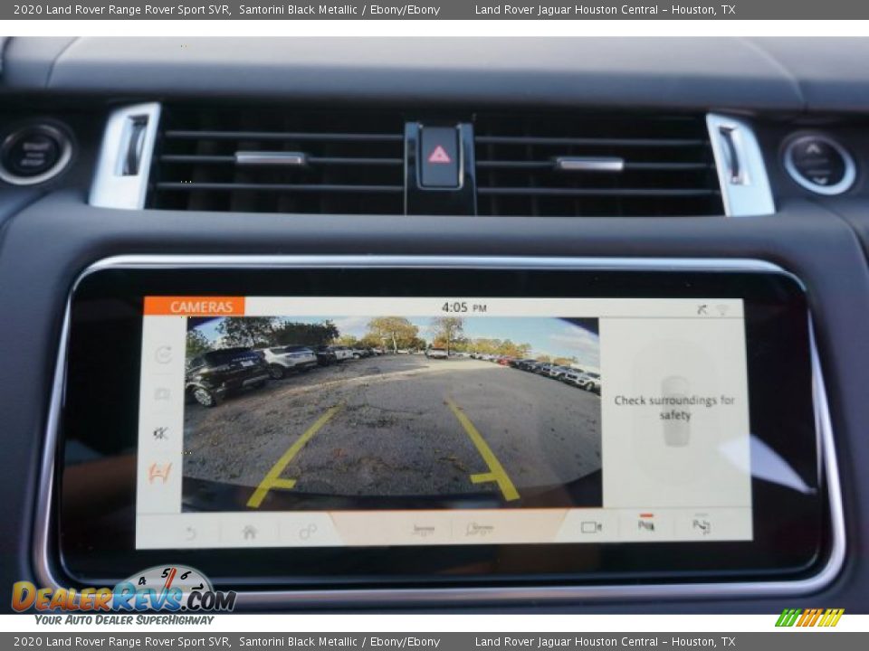 2020 Land Rover Range Rover Sport SVR Santorini Black Metallic / Ebony/Ebony Photo #15