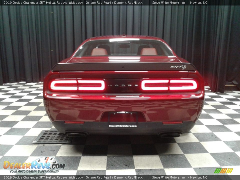 2019 Dodge Challenger SRT Hellcat Redeye Widebody Octane Red Pearl / Demonic Red/Black Photo #7
