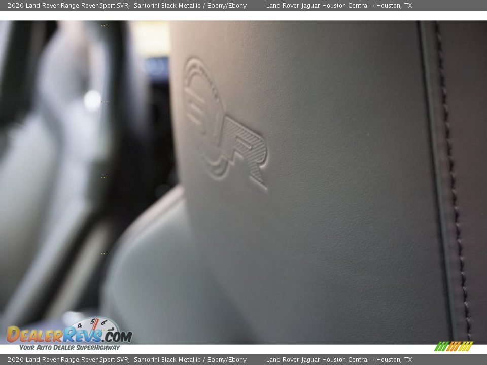 2020 Land Rover Range Rover Sport SVR Santorini Black Metallic / Ebony/Ebony Photo #23