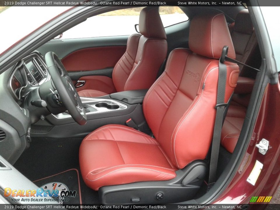 Demonic Red/Black Interior - 2019 Dodge Challenger SRT Hellcat Redeye Widebody Photo #10