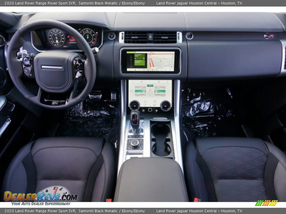 2020 Land Rover Range Rover Sport SVR Santorini Black Metallic / Ebony/Ebony Photo #25