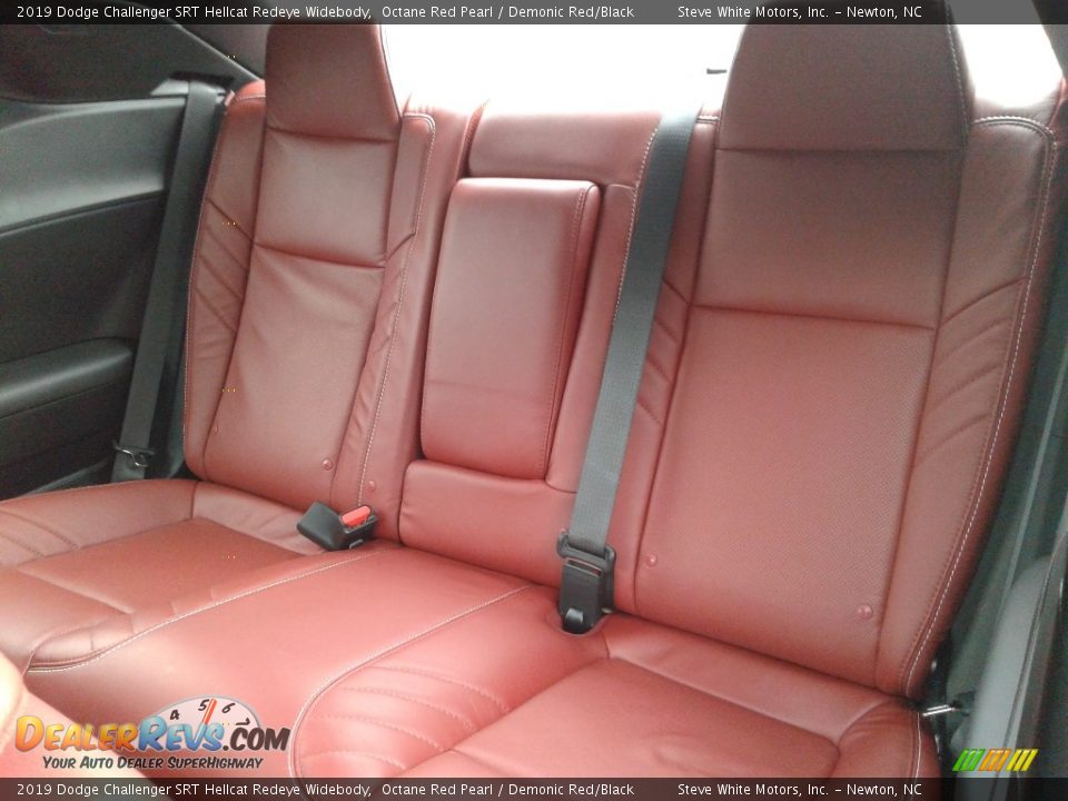 Rear Seat of 2019 Dodge Challenger SRT Hellcat Redeye Widebody Photo #11