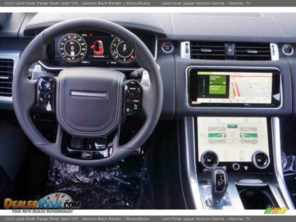 2020 Land Rover Range Rover Sport SVR Santorini Black Metallic / Ebony/Ebony Photo #26