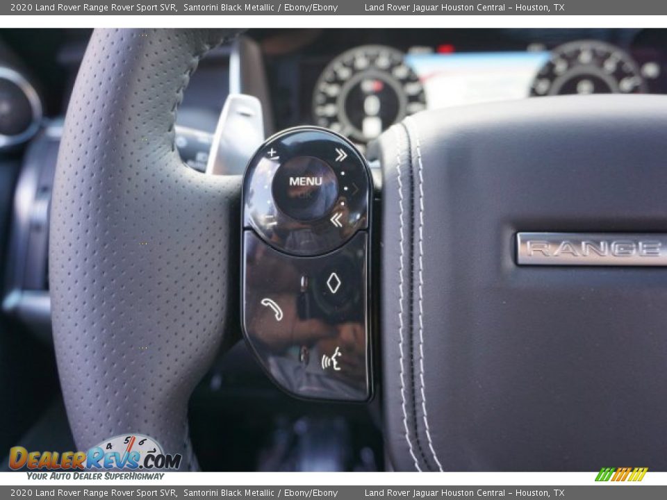 2020 Land Rover Range Rover Sport SVR Santorini Black Metallic / Ebony/Ebony Photo #27