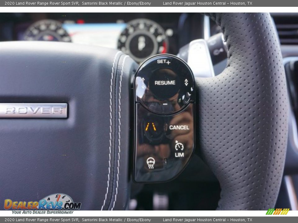 2020 Land Rover Range Rover Sport SVR Santorini Black Metallic / Ebony/Ebony Photo #28