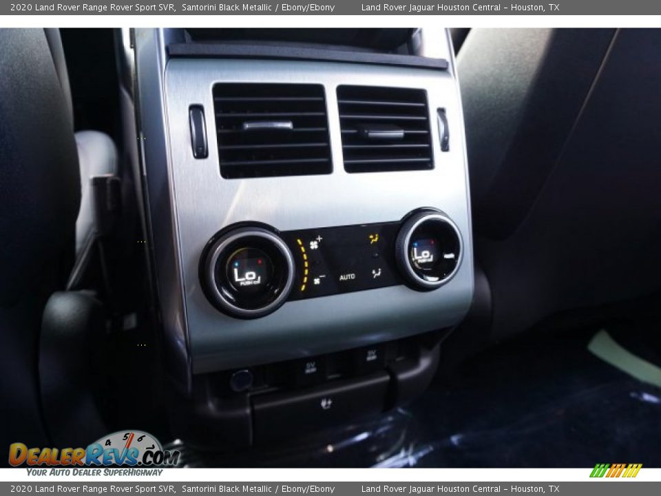 2020 Land Rover Range Rover Sport SVR Santorini Black Metallic / Ebony/Ebony Photo #29