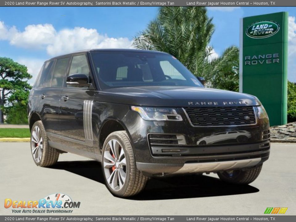 2020 Land Rover Range Rover SV Autobiography Santorini Black Metallic / Ebony/Vintage Tan Photo #2