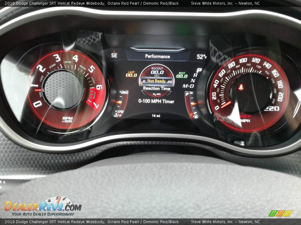2019 Dodge Challenger SRT Hellcat Redeye Widebody Gauges Photo #18