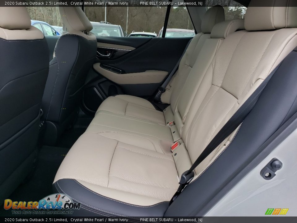Rear Seat of 2020 Subaru Outback 2.5i Limited Photo #6