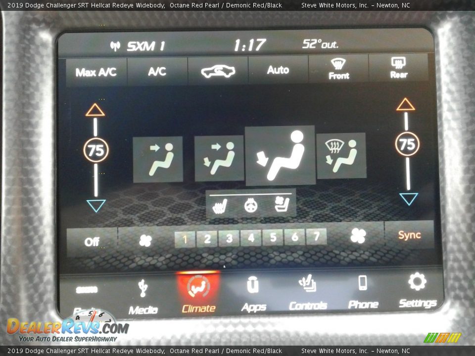 2019 Dodge Challenger SRT Hellcat Redeye Widebody Octane Red Pearl / Demonic Red/Black Photo #23