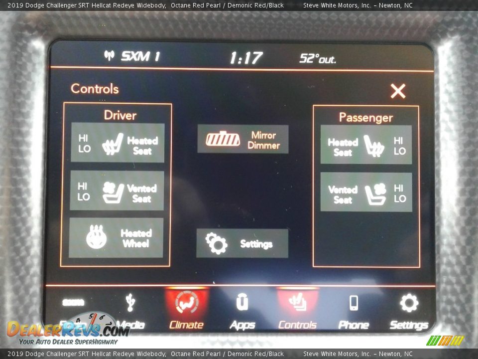 2019 Dodge Challenger SRT Hellcat Redeye Widebody Octane Red Pearl / Demonic Red/Black Photo #24