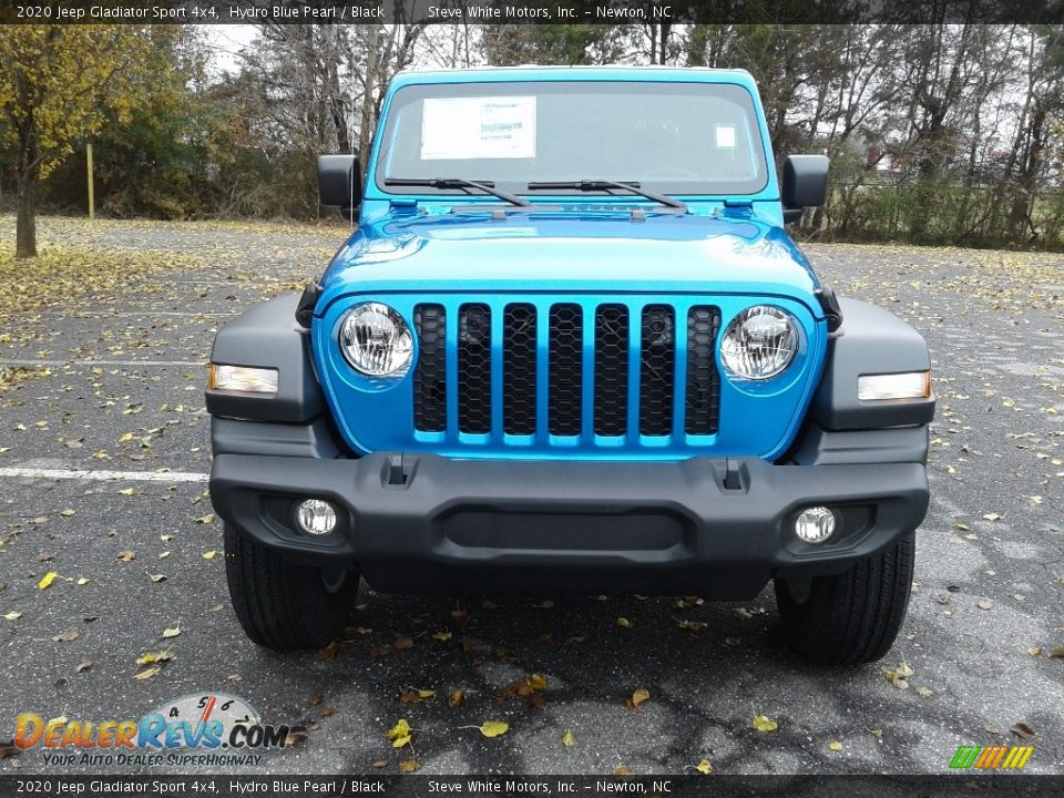 2020 Jeep Gladiator Sport 4x4 Hydro Blue Pearl / Black Photo #3